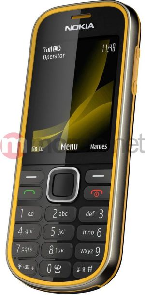 Telefon komórkowy Nokia 3720 YELLOW Nokia Poland GW 24M 1