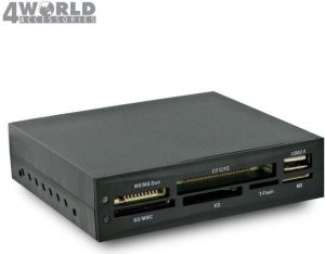 Czytnik 4World CZYTNIK KART FLASH WEWNĘTRZNY 3,5" 24w1 SLOT M2 CF (06049) 1