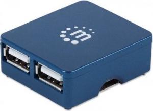 HUB USB Manhattan 4x USB-A 2.0 (160605) 2