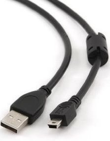 Kabel USB Gembird USB-A - 1.8 m Czarny (CCFUSB2AM5P6) 1