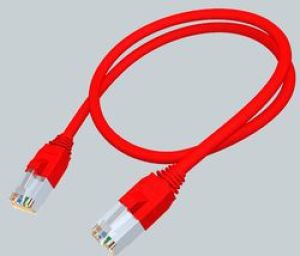 Molex PN patch cord RJ45,568A/B, FTP, PowerCat 6, PVC 2m, czerwony (PCD-00307-0C) 1