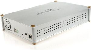 Kieszeń Gembird 5.25'', aluminium, srebrna (EE5-U2-3) 2