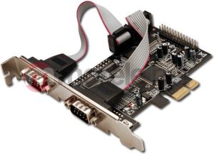 Kontroler Digitus PCIe x1 - 2x RS-232 DB9 + LPT DB25 (DS-30040-2) 2
