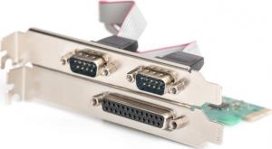 Kontroler Digitus PCIe x1 - 2x RS-232 DB9 + LPT DB25 (DS-30040-2) 5