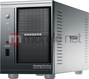 Serwer plików NETGEAR ReadyNAS Duo 2 Bay Gigabit Desktop Storage [ 1x HDD 1000GB] (RND2110-100ISS) 1