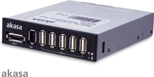 Akasa Panel 5x USB 2.0 + eSATA + FireWire Inter Connect (AK-ICR-08) 1