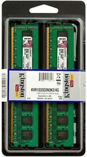 Pamięć Kingston ValueRAM, DDR3, 8 GB, 1333MHz, CL9 (KVR1333D3N9K2/8G) 1