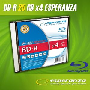 Esperanza BD-R 25 GB 4x 1 sztuka (BDR0016) 1