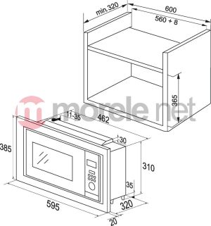 Kuchenka mikrofalowa Amica AMM 20 BIM 2