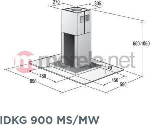 Okap Gorenje IDKG 900 MS 2