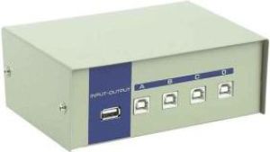 HUB USB Gembird przełacznik drukarkowy USB 4/1 (DSU-4) 2