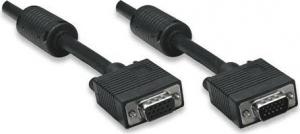 Kabel Manhattan D-Sub (VGA) - D-Sub (VGA) 3m czarny (317740) 1
