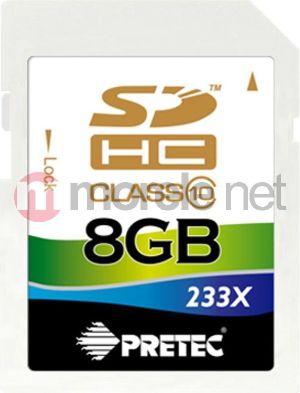 Karta Pretec SDHC 8 GB Class 10  (PC10SDHC08G) 1