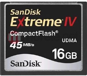 Karta SanDisk  (Compact Flash Extreme IV 16GB ) 1