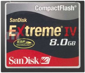 Karta SanDisk  (Compact Flash Extreme IV 8GB) 1