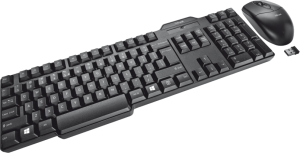 Klawiatura + mysz Trust Wireless Deskset (2,4 GHz / mini odbiornik) 16593 1