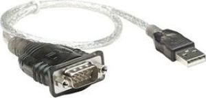 Kabel USB Manhattan USB-A - 0.45 m Przezroczysty (205146) 1