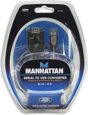 Kabel USB Manhattan USB-A - 0.45 m Przezroczysty (205146) 2