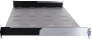 NetRack Półka 19'' 1 U/350mm Wsporniki Czarna (119-100-350-022) 2