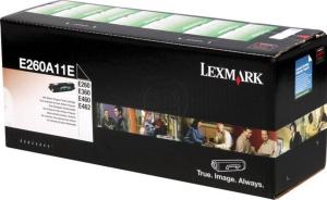 Toner Lexmark E260A11E Black Oryginał  (E260A11E) 1
