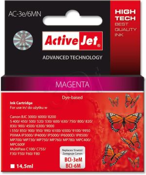 Tusz Activejet tusz AC-3e/6MN / BCI-3eM / BCI-6M (magenta) 1