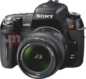Lustrzanka Sony Alpha A450 + DT 18-55 mm 1
