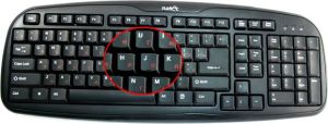 Klawiatura Natec NKL-0209 BASS SLIM BLACK RUSSIAN LAYOUT USB - ROSYJSKI - CYRYLICA 1