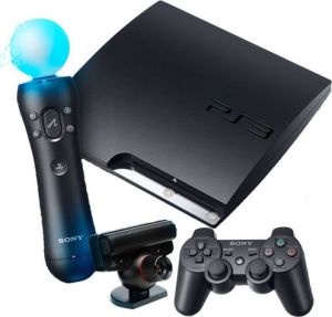 Sony PlayStation 3 Slim 320GB + PlayStation Move - zestaw startowy: kontroler Move + PlayStation Eye + wersje demo 1