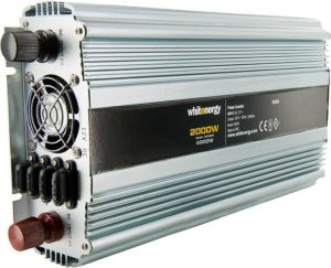 Przetwornica Whitenergy Przetwornica AC/DC 2000W 12V/230V z 2 gniazdami 1