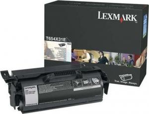 Toner Lexmark T654X31E Black Oryginał  (T654X31E) 1