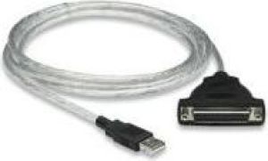 Kabel USB Manhattan USB-A - IEEE 1284 (LPT) 1.8 m Srebrny (336581) 1