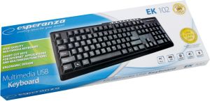 Klawiatura Esperanza EK102 Przewodowa Czarna US (EK102) 5