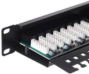 NetRack Patch panel 19'' 24-porty Kat. 5e UTP Czarny (104-01) 3