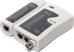NetRack Tester kabli RJ11/RJ12/RJ45/BNC UTP/FTP (103-02) 1