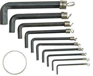Vorel Zestaw kluczy imbusowych hex typ L 1,5-10mm 10szt. (56390) 1