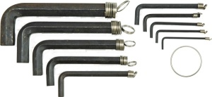 Vorel Zestaw kluczy imbusowych hex typ L 2-14mm 10szt. (56400) 1