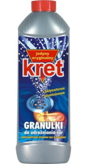 Global Cosmed Udrażniacz do rur KRET granulki 0,5kg 1