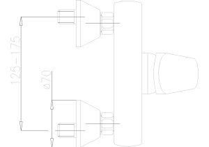 Bateria prysznicowa KFA Ametyst chrom (406-010-00) 2