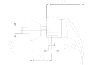 Bateria prysznicowa KFA Ametyst chrom (406-010-00) 3