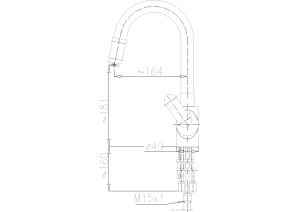Bateria kuchenna KFA Cyrkon stojąca chrom (583-310-00) 3