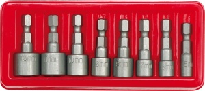 Vorel Końcówki nasadowe 1/4" 5-13mm 8szt. (66113) 1