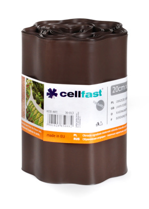 Cellfast Obrzeże ogrodowe brąz 20cm x 9m (30-013) 1