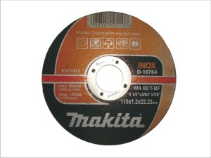 Makita Tarcza do cięcia stali nierdzewnej INOX 115x22,2x1,2mm D-18764 1
