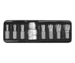 Yato Końcówki wkrętakowe specjalne Ribe M5-M14x30mm 8szt. YT-0418 1