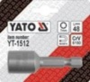Yato Nasadka magnetyczna do wkrętarki 1/4" 10x48mm CrV na blistrze (YT-1515) 2