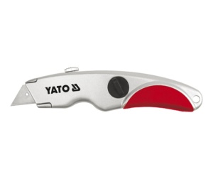 Yato Nożyk z ostrzem trapezowym 33x61mm + 3 ostrza zapasowe YT-7520 1