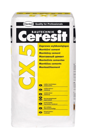 Ceresit Zaprawa montażowa szybkowiążąca CX 5 5kg 1