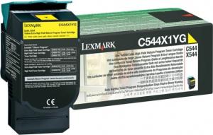 Toner Lexmark 0C544X1YG Yellow Oryginał  (C544X1YG) 1