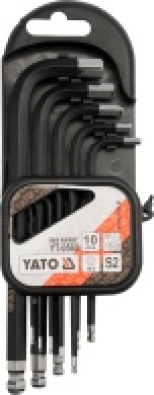 Yato Zestaw kluczy imbusowych hex typ L 1,27-10mm z kulką 10szt. (YT-0560) 1