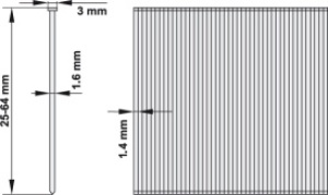 Yato Gwoździarka pneumatyczna 90° 25-64mm YT-0921 2